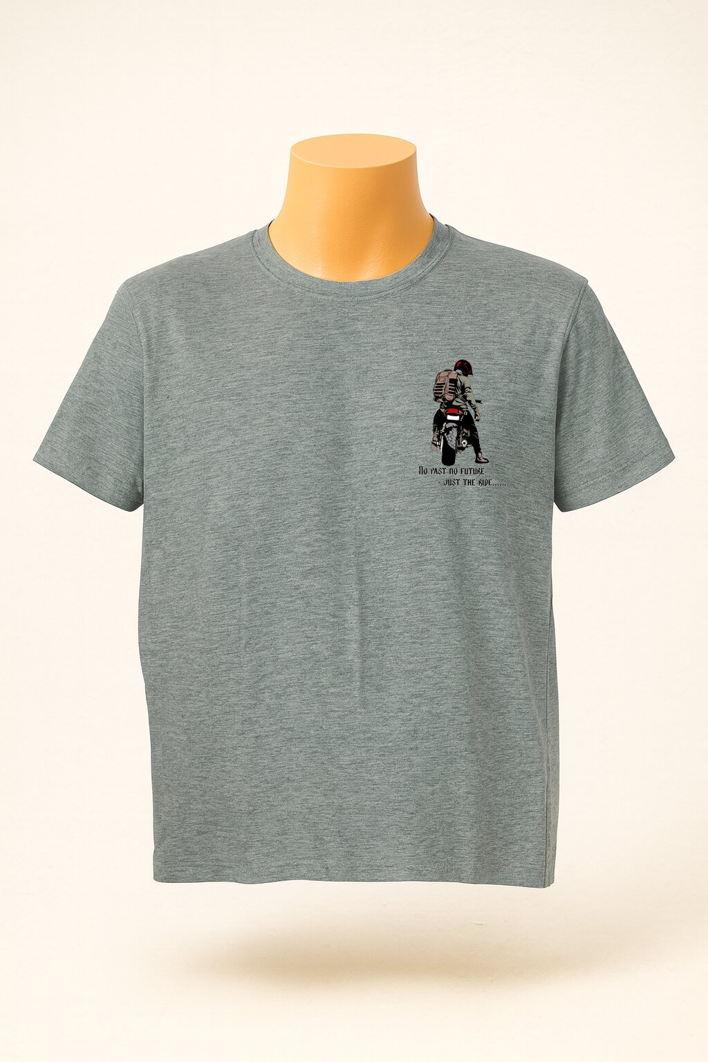 Ride Printed Tshirt - Grey